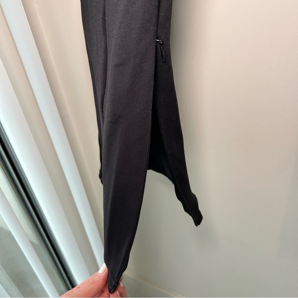 Alo Yoga High-Waist 7/8 Zip It Flare Legging Black Size Medium - Picture 8 of 13